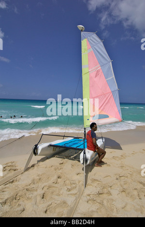 République dominicaine, Bayahibe, Viva Wyndham Dominicus Beach Banque D'Images