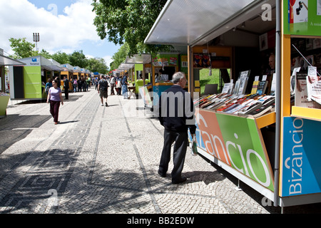 79e Foire du livre de Lisbonne - Feira do Livro de Lisboa - 2009, tenue à Parc Eduardo VII. Portugal Banque D'Images