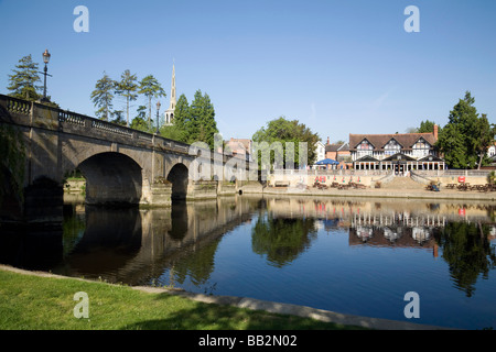 La Tamise à Wallingford, Oxfordshire, Angleterre Banque D'Images