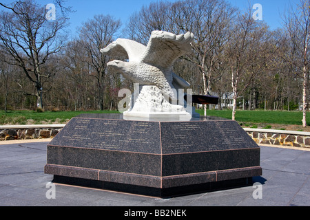 Mémorial du 11 septembre pour les résidents du comté de Monmouth NJ tués dans l'attaque terroriste Banque D'Images