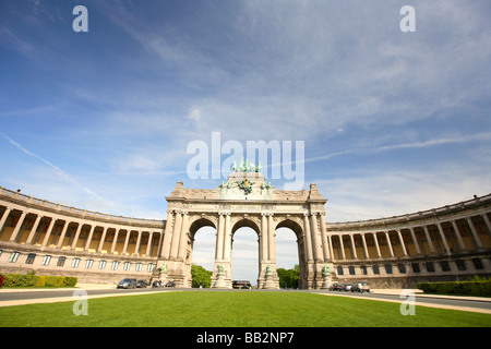 Bruxelles, Brussel, Bruxelles, Belgique, Arche, Arc de Triomphe, Parc, Jubilee, Cinquantenaire Banque D'Images