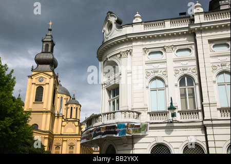 La Bosnie et Herzégovine- Sarajevo. Vue vers le Cathedral-Zelenih Orthdox Beretki Street Banque D'Images