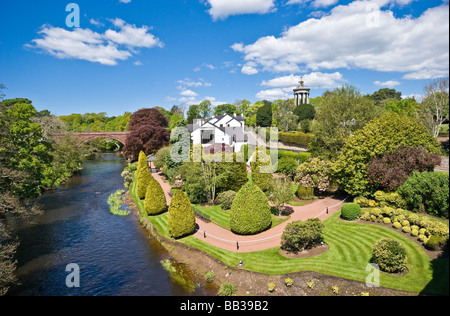 Robert Burns Monument à la Robert Burns National Heritage Park Alloway Ecosse Banque D'Images