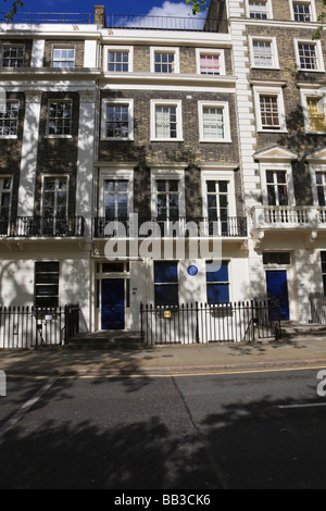 46 Gordon Square Bloomsbury Londres UK La maison de John Maynard Keynes Banque D'Images