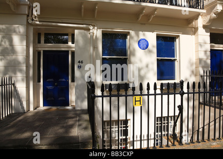 46 Gordon Square Bloomsbury Londres UK La maison de John Maynard Keynes Banque D'Images