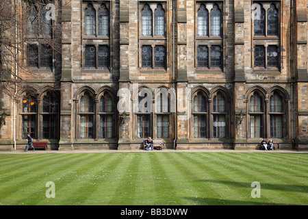 Le quadrilatère de l'est sur le campus de l'Université de Glasgow sur Gilmorehill, Écosse, Royaume-Uni Banque D'Images
