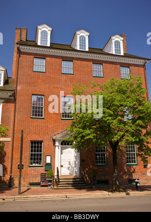 ALEXANDRIA VIRGINIA USA Gadsby s Tavern sur North Royal Street dans la Vieille Ville Banque D'Images