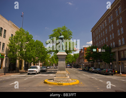 ALEXANDRIA VIRGINIA USA statue soldat confédéré Banque D'Images