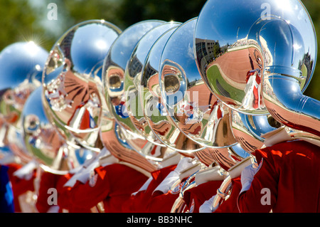 Pasadena, Californie. Tournoi 2009 de Roses Bandfest. Bands of America Honour Band. Banque D'Images