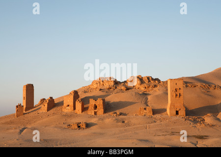 Vallée des tombes, Palmyre Syrie Banque D'Images