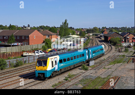 Arriva Trains Wales 175007 chefs de gare Hereford avec 1505 Manchester Piccadilly, London le 11 05 09 Banque D'Images