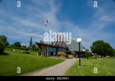 Le Canada, la Nouvelle-Écosse, l'île du Cap-Breton, Baddeck. Musée Alexander Graham Bell, Lieu historique national. Banque D'Images