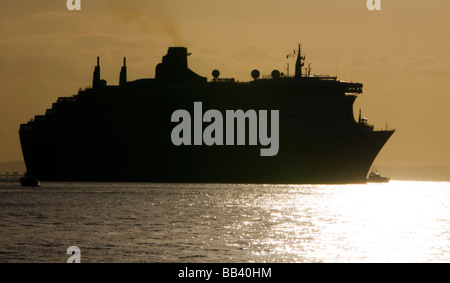 Le Queen Mary 2 Banque D'Images