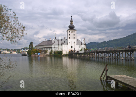 Une vue de Seeschloss Ort Château Gmunden Autriche Banque D'Images