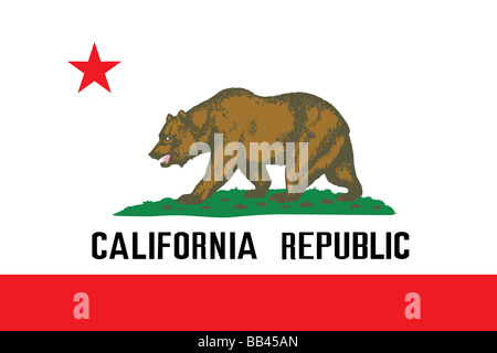 Drapeau de l'état de Californie Banque D'Images