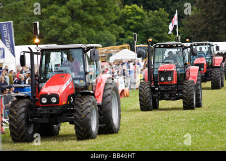 Vintage les tracteurs Massey Ferguson au Cotswold Show 2008, Cirencester, Gloucestershire, Royaume-Uni Banque D'Images