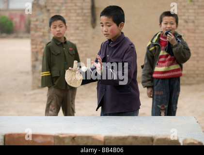 Tennis de table en Chine Banque D'Images