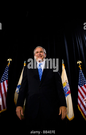 Le président Bush assiste à une nouvelle levée de fonds républicain du New Jersey Banque D'Images