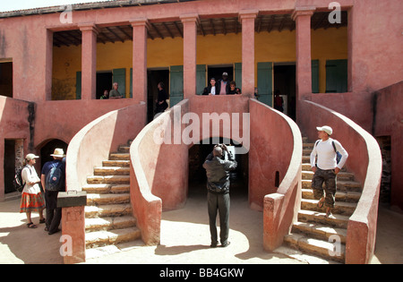 Sénégal : Maison des esclaves sur l'île de Gorèe, Dakar Banque D'Images