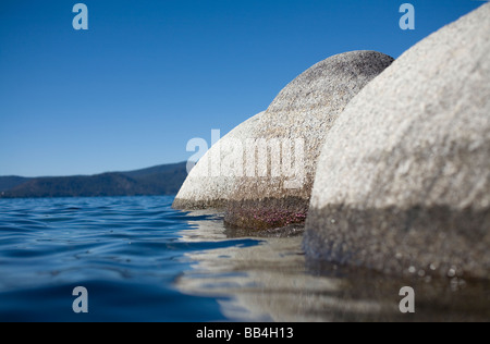 Vue panoramique sur le lac Tahoe, Nevada Banque D'Images