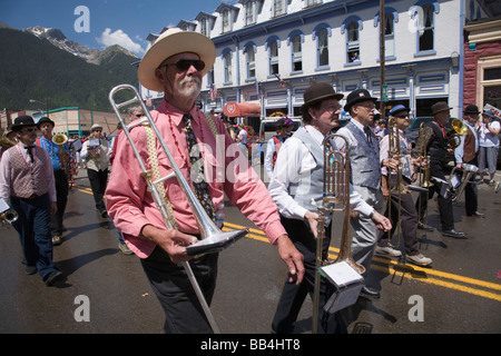 Défilé du 4 juillet à Silverton. Banque D'Images