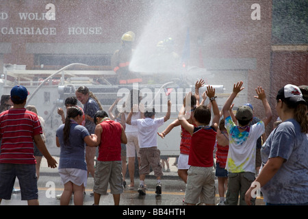 Défilé du 4 juillet à Silverton. Banque D'Images