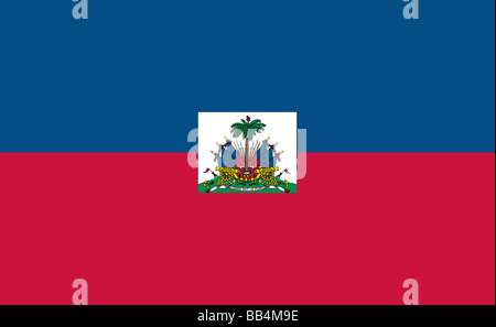 drapeau d’Haïti Banque D'Images