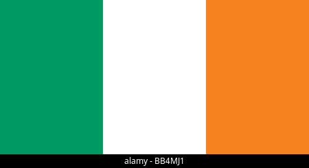 drapeau de l’Irlande Banque D'Images