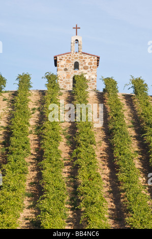 États-unis, WA, Yakima Valley, Red Willow Vignoble Chapelle Banque D'Images