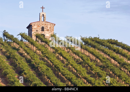 États-unis, WA, Yakima Valley, Red Willow Vignoble Chapelle Banque D'Images