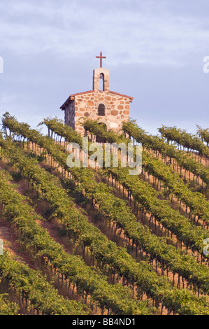 États-unis, WA, Yakima Valley, Red Willow Vignoble Chapelle Banque D'Images