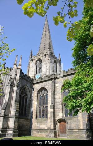 Cathédrale de St.Pierre et St.Paul, Church Street, Sheffield, South Yorkshire, Angleterre, Royaume-Uni Banque D'Images