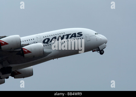 Le premier Airbus A380 de Qantas le nom d'Australian Aviatrix Nancy-Bird Walton Banque D'Images