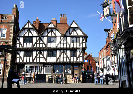 Maison Leigh-Pemberton, Castle Hill, Lincoln, Lincolnshire, Angleterre, Royaume-Uni Banque D'Images