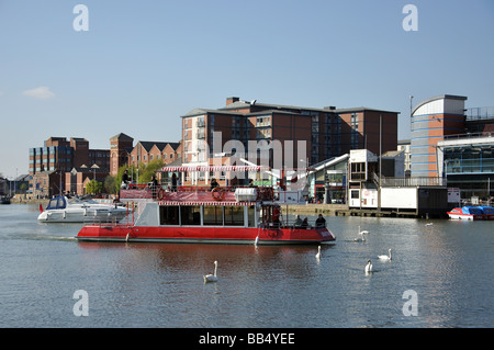 Waterfront, Brayford Pool, Lincoln, Lincolnshire, Angleterre, Royaume-Uni Banque D'Images