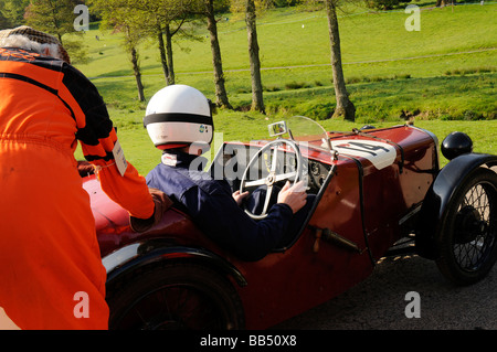 Austin Rolt Ulster 1930 747cc wiscombe hill climb 10 Mai 2009 Banque D'Images