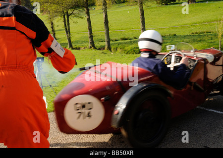 Austin Rolt Ulster 1930 747cc wiscombe hill climb 10 Mai 2009 Banque D'Images