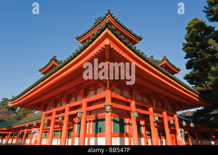 Époque Heian Jingu, Kyoto, région du Kansai, Honshu, Japan Banque D'Images