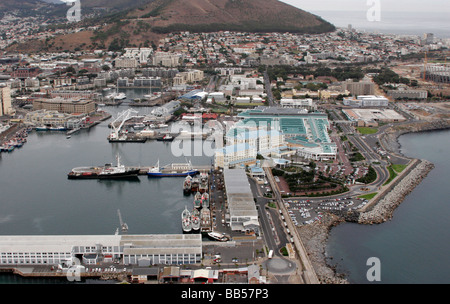 La zone du port du Cap en Afrique du Sud Banque D'Images