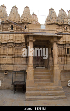 Inde Rajasthan Jaisalmer Jain temple dans fort Jaisalmer Banque D'Images