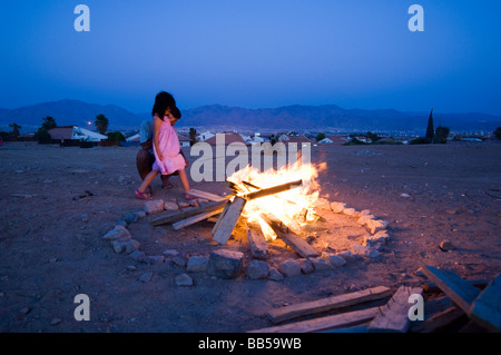 Incendie juif Fest "Lag Baomer' Banque D'Images