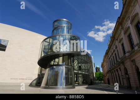 Berlin Allemagne nouvelle aile du musée de l'histoire allemande Deutsches Historisches Museum conçu par IM Pei Banque D'Images