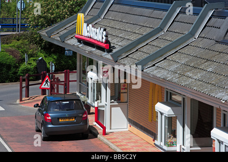 McDonalds Drive-through Banque D'Images