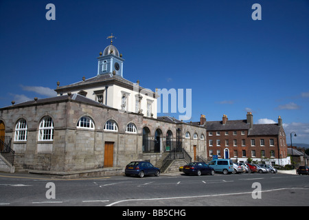 Le Palais de Hillsborough Square situé dans le comté de Hillsborough en bas de l'Irlande du Nord Banque D'Images