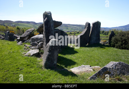 Cour clontygora tombe connue sous le nom de l'anneau Kings County armagh sud irlande du nord uk Banque D'Images