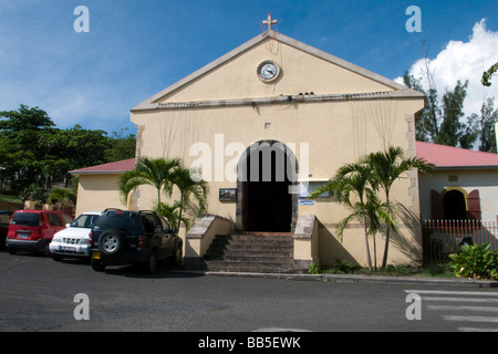 L'église catholique française Marigot Saint Martin Banque D'Images