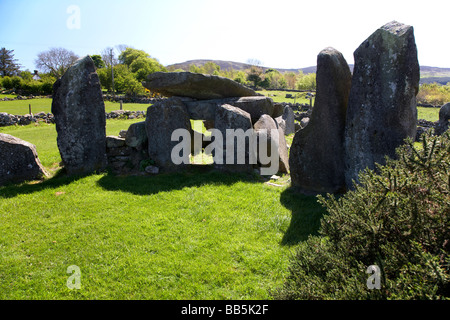 Cour clontygora tombe connue sous le nom de l'anneau Kings County armagh sud irlande du nord uk Banque D'Images