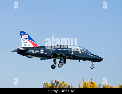 HS avions Hawk T1A Pas de TAF 4 FTS/208/(R) Sqn Valley Banque D'Images