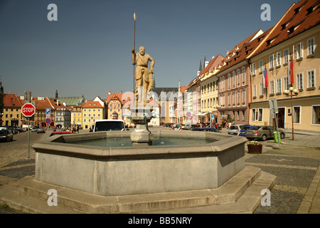 Spalicek 11 bâtiments à partir de la 13e 100 Geoge s de Podebrady square Jiri z Podebrad square Cheb République Tchèque Europe Banque D'Images