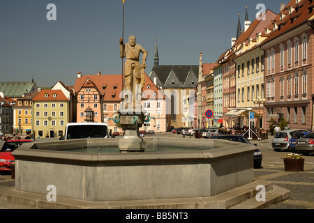 Spalicek 11 bâtiments à partir de la 13e 100 Geoge s de Podebrady square Jiri z Podebrad square Cheb République Tchèque Europe Banque D'Images